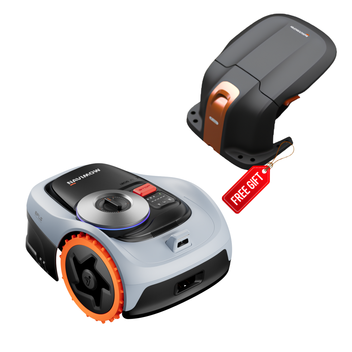 Segway Navimow Robotic Lawn Mower i206 Grey with Free Garage